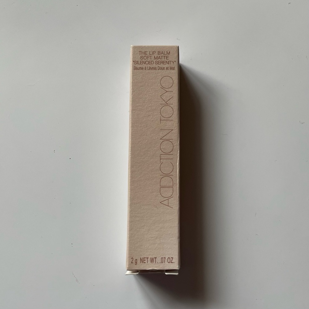 Addiction Tokyo Limited Edition 
Dream Ripples (Pink- Beige) Lip Balm Soft Matte
